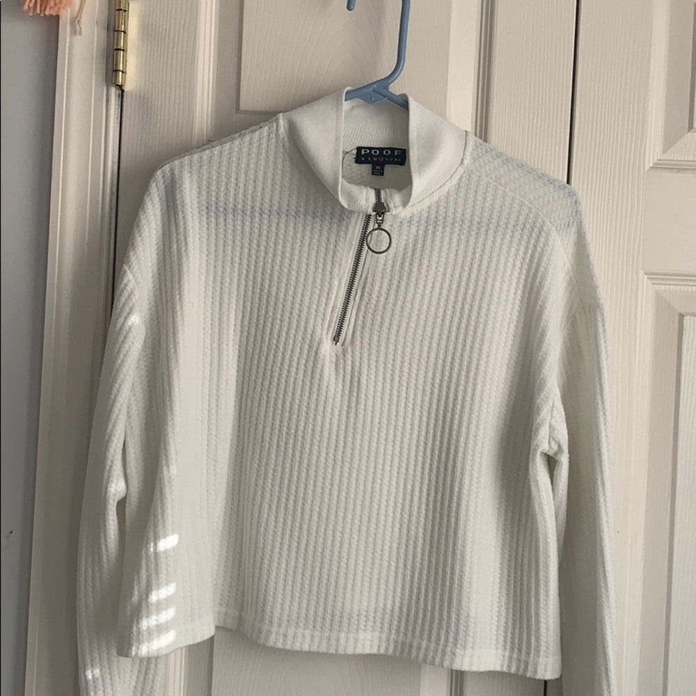 White half zip